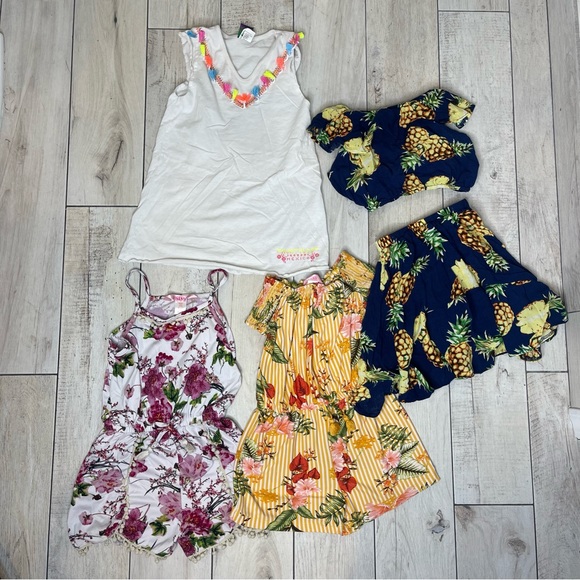 Girls Dress & Romper Bundle size 5/6 - Picture 8 of 16